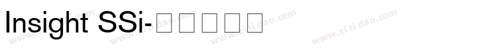 Insight SSi字体转换
